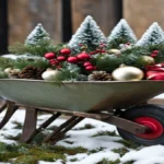 Wheelbarrow For Christmas a wheelbarrow full of christmas lights